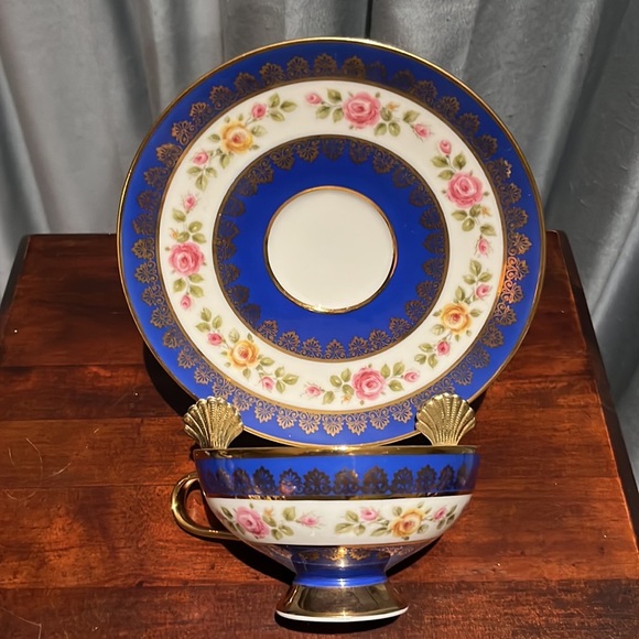 Vintage Rudolph Wachter Tea Cup Set RW Bavaria Cup Saucer Plate Trio - Picture 2 of 16